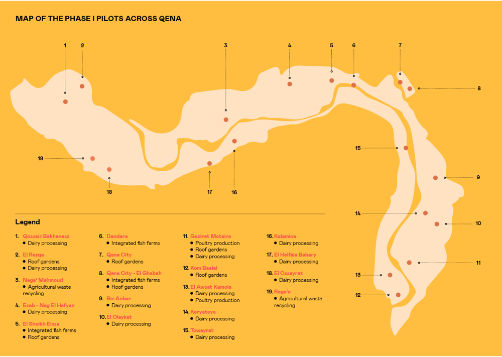 Map Of The Phase I Pilots